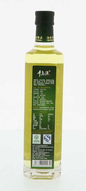 千岛源纯正茶油500ML