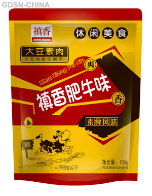 禛香肥牛味大豆素肉（大豆粕膨化食品）