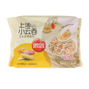 思念玉米蔬菜猪肉上汤小云吞
