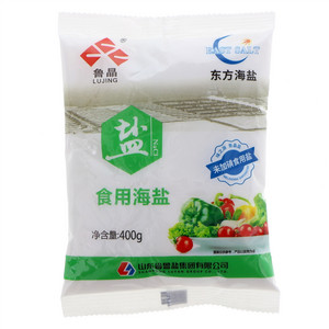 鲁晶未加碘食用盐食用海盐