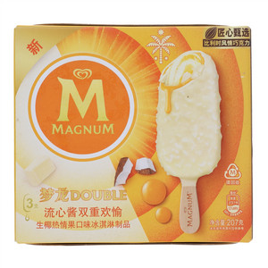梦龙流心酱白巧克力生椰热情果口味冰淇淋制品多支装 10X246ML(207G)