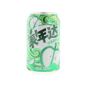 美年达青苹果味汽水
