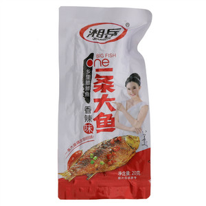 湘岳一条大鱼香辣味腊鲫鱼