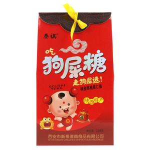 秦祺狗屎糖椒盐核桃果仁脆228克