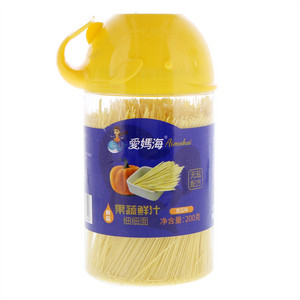 爱妈海南瓜味果蔬鲜汁细细面