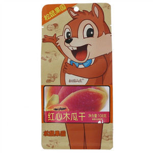 松鼠果园红心木瓜干