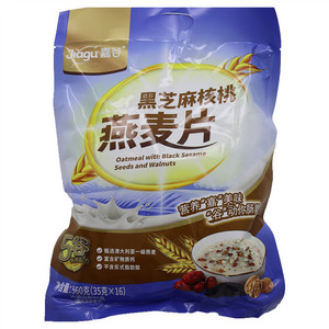 嘉谷黑芝麻核桃燕麦片