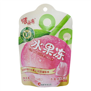 啵乐冻水蜜桃水果冻