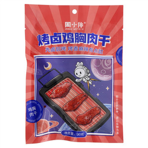 周小伴甜辣味鸡胸肉干