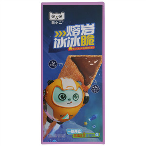 萌小二巧克力味熔岩冰冰脆（膨化食品）