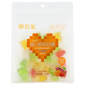 酷巴兔什锦味维C果胶软糖