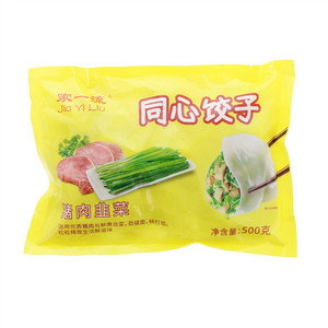 家一流猪肉韭菜同心饺子