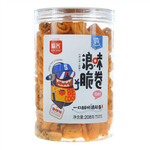 嗑客香辣味浪味脆卷