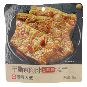 飘零大叔香辣味手撕素肉排
