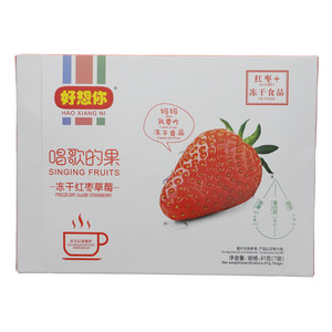 91克冻干红枣草莓