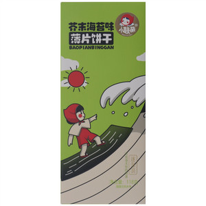 小联萌芥末海苔味薄片饼干