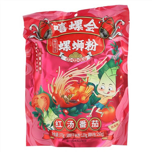 嘻螺会红汤番茄螺蛳粉（微臭辣）