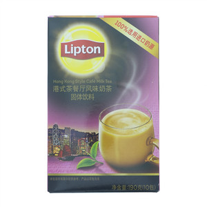 立顿绝品醇港式茶餐厅奶茶S10 12X10X19g