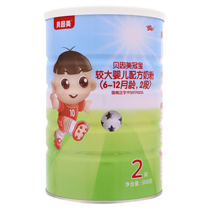 貝因美冠宝较大婴儿配方奶粉（6-12月龄，2段）