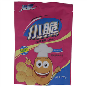 泡吧小脆香葱酸奶味焙烤型膨化食品