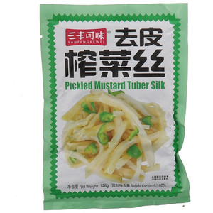 去皮榨菜丝