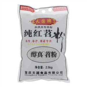 天国牌醇真苕粉纯红苕粉水滑肉专用粉（宾馆、餐厅、酒店专用）