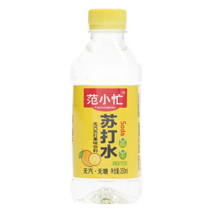 范小忙青柠味无气苏打果味饮料