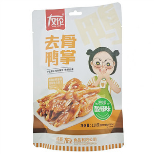 友伦柠檬酸辣味去骨鸭掌