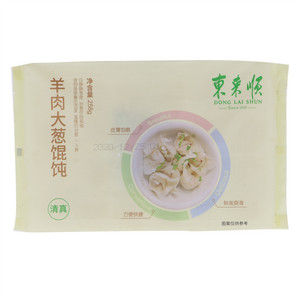 东来顺羊肉大葱馄饨   258g