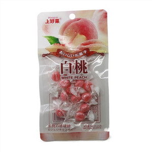 上好菓白桃味果汁硬糖