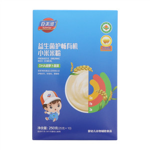 臣美滋DHA胡萝卜蔬菜益生菌护畅有机小米米粉