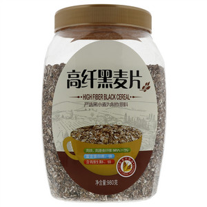 田趣高纤黑麦片