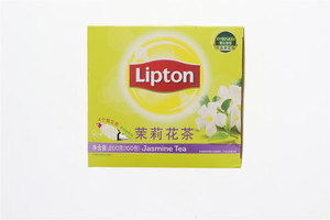 立顿茉莉花茶S100+英伦茶罐 12X100X2G