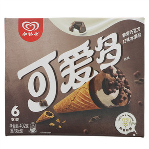 WALL'S和路雪可爱多非常巧克力口味甜筒冰淇淋