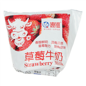 海河草莓牛奶