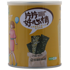 苔之乐海苔坚果脆（芝麻+炒米）