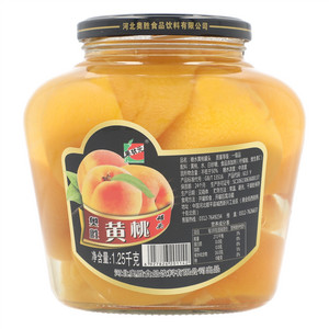 果状元糖水黄桃罐头