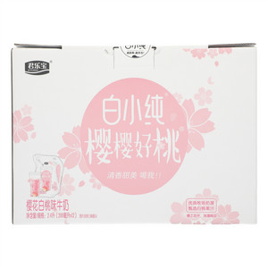 君乐宝白小纯桃桃牛奶