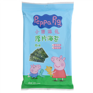 添乐卡通王小猪佩奇原味厚片海苔