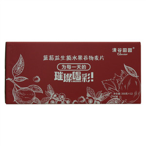 清谷田园蓝莓益生菌水果谷物麦片
