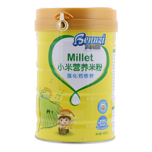 贝努滋强化钙铁锌小米营养米粉
