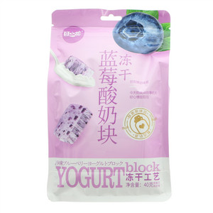 田小花冻干蓝莓酸奶块
