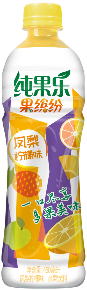 纯果乐果缤纷凤梨柠檬味复合果汁饮料