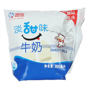 海河淡甜味牛奶