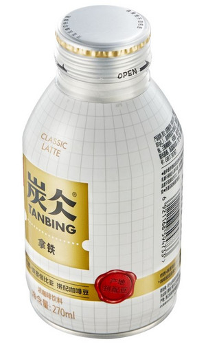 农夫山泉炭仌无蔗糖拿铁浓咖啡饮料