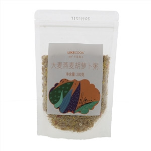 艾谷大麦燕麦胡萝卜粥