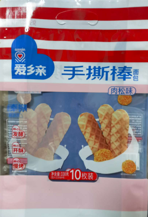 爱乡亲乳酪手撕棒面包