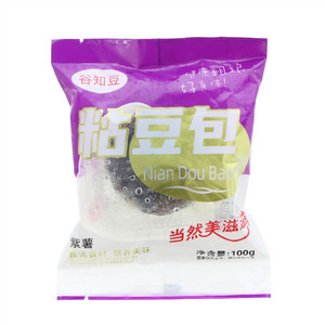谷知豆紫薯粘豆包