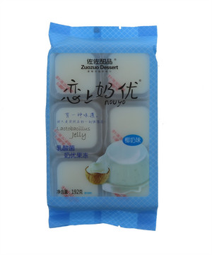 佐佐甜品恋上奶优椰奶味乳酸菌奶优果冻