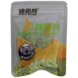 迪恩熊抹茶味芒果抹茶片（涂层型代可可脂巧克力制品）